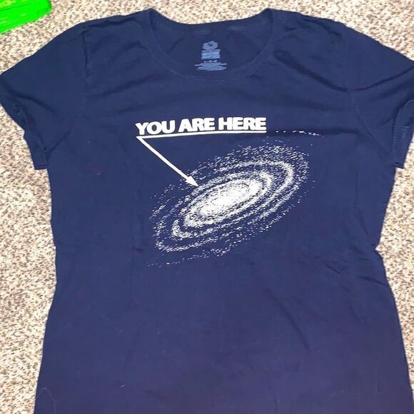 You are Here - Navy Shirt - Size L - Picture 1 of 4